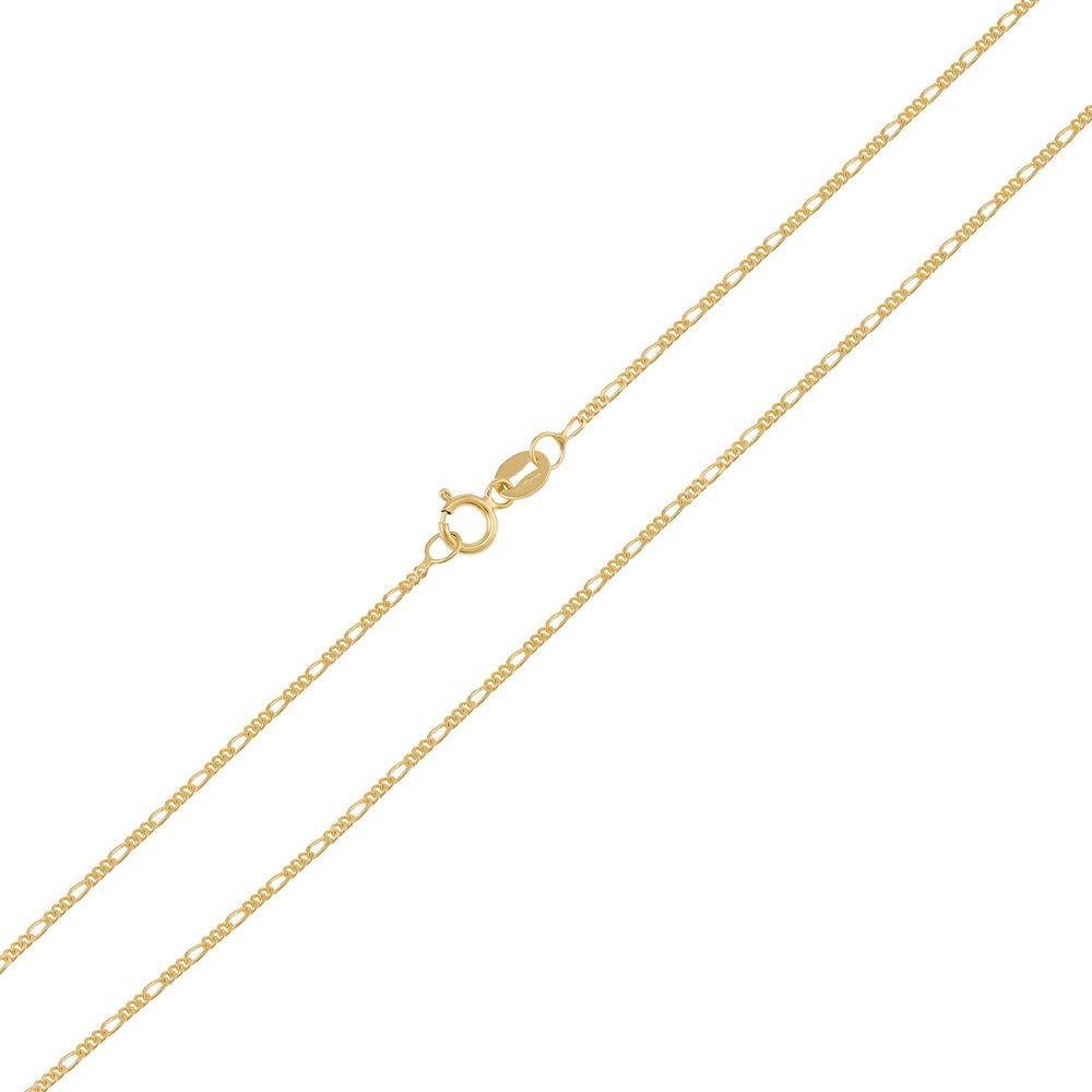 Yellow Gold 1.3mm Figaro Chain
