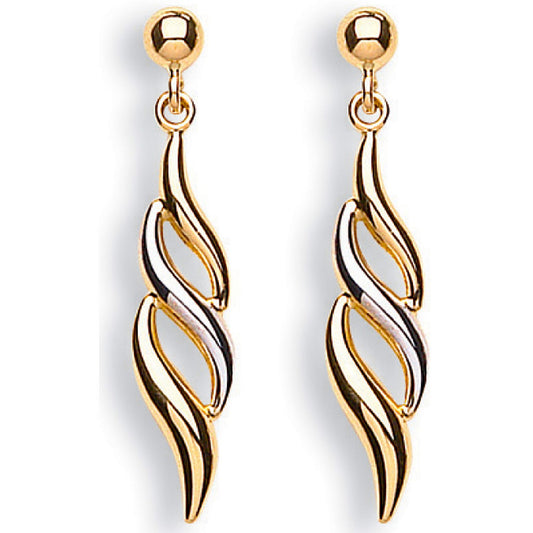 White & Yellow Gold Fancy Drops
