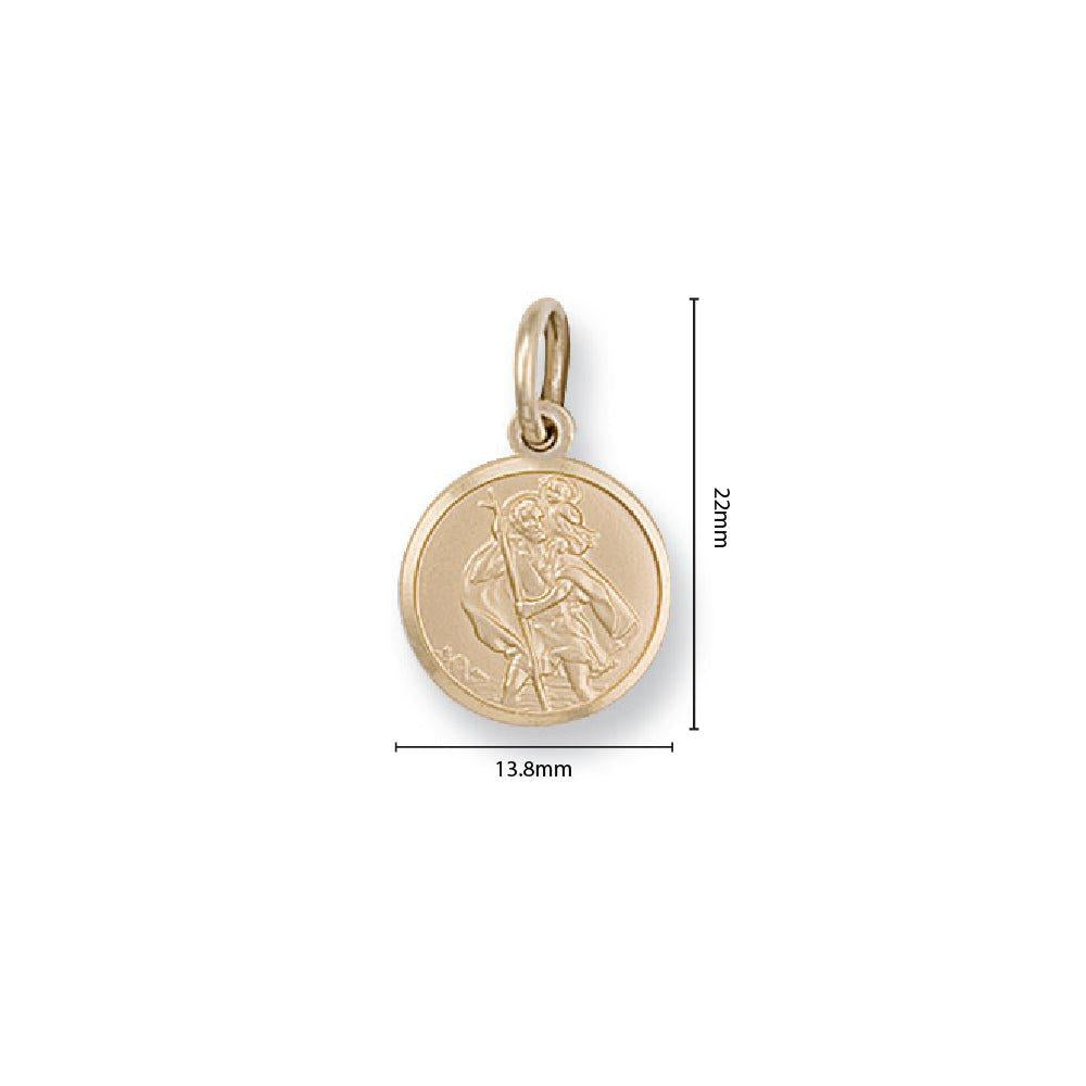 Yellow Gold St. Christopher Pendant - 1.6g