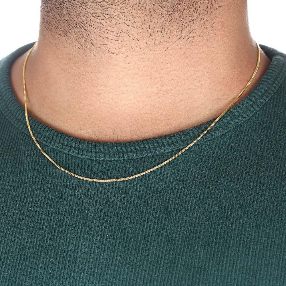 Yellow Gold 0.9mm Box Chain