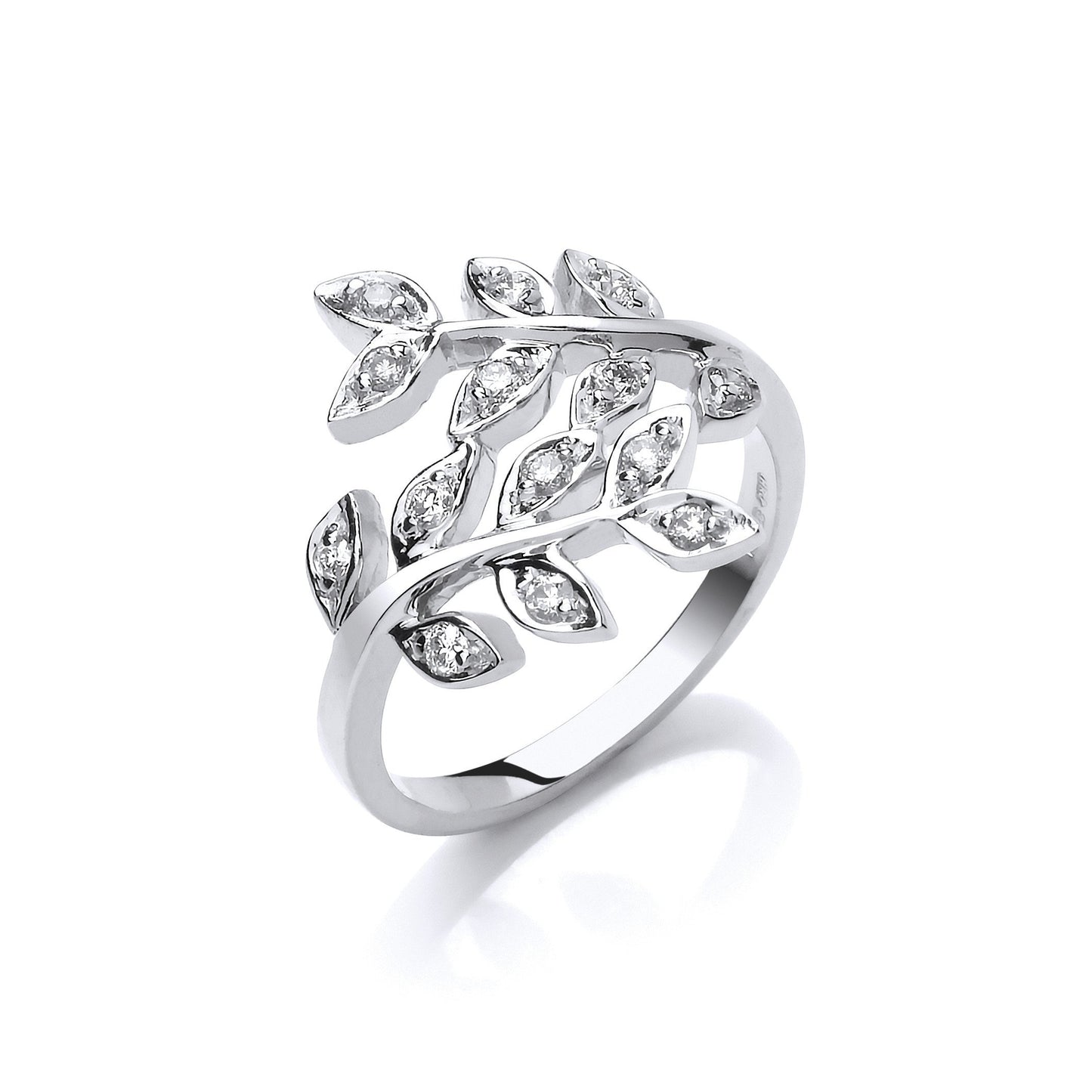 9ct White Gold 0.25ct Diamond Ring (HNN-0EF21D)