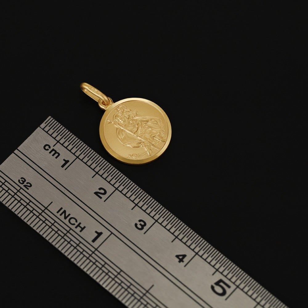 Yellow Gold St. Christopher Pendant - 1.6g