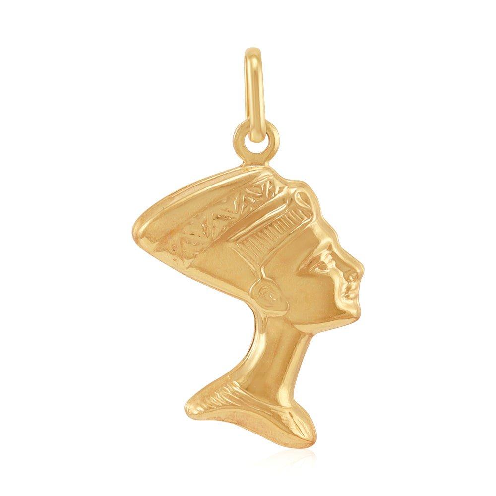 Yellow Gold Small Nefertiti Pendant