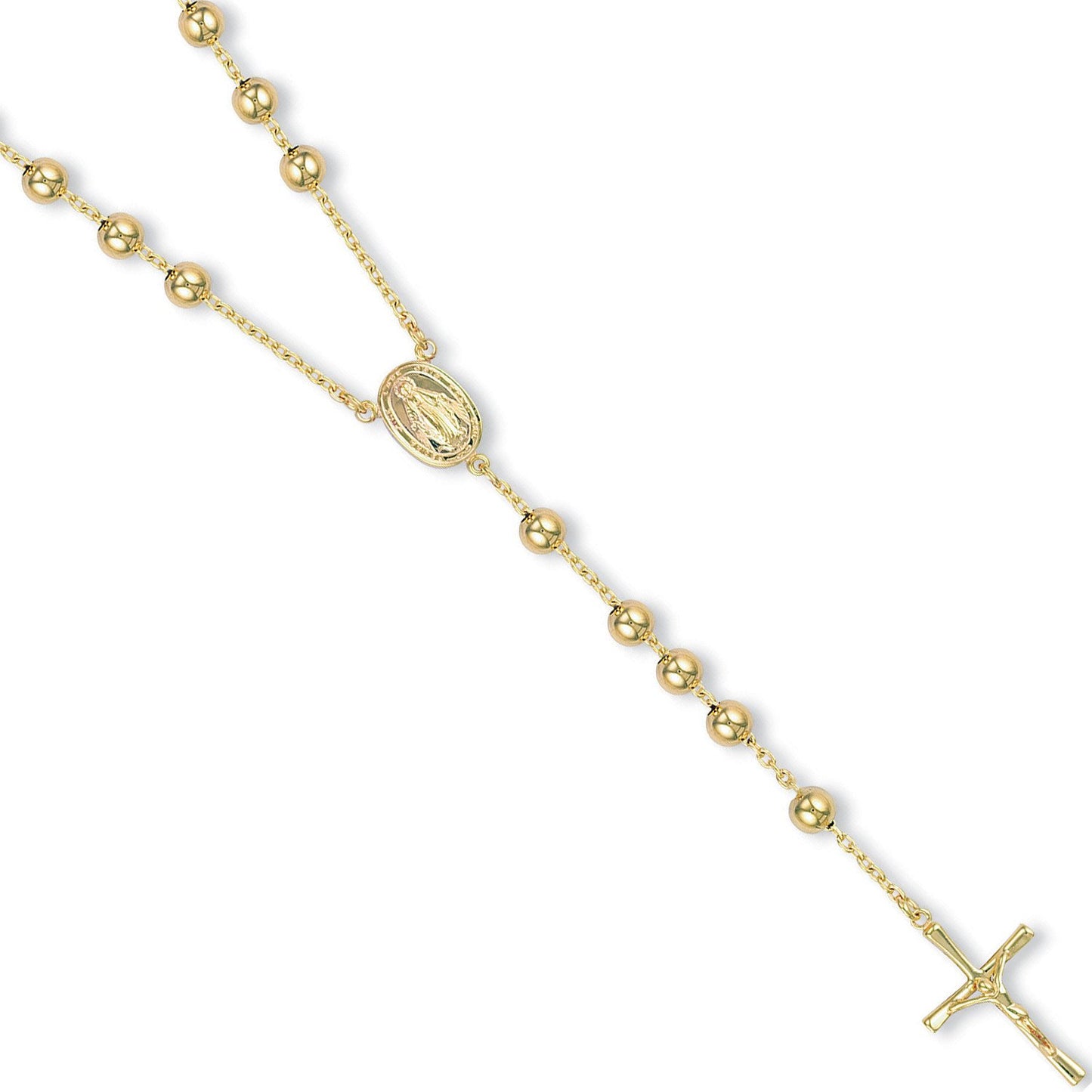 Yellow Gold Rosary Beads - 28.0g