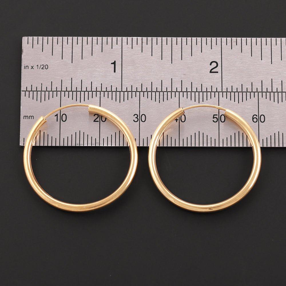 Yellow Gold 27mm Sleepers