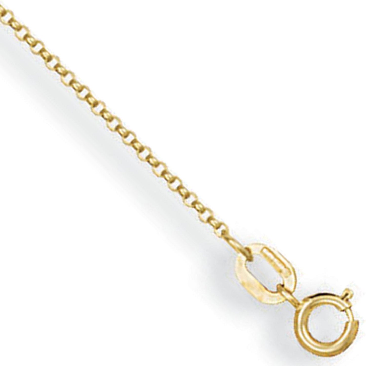 Yellow Gold 1.1mm Micro Belcher Chain