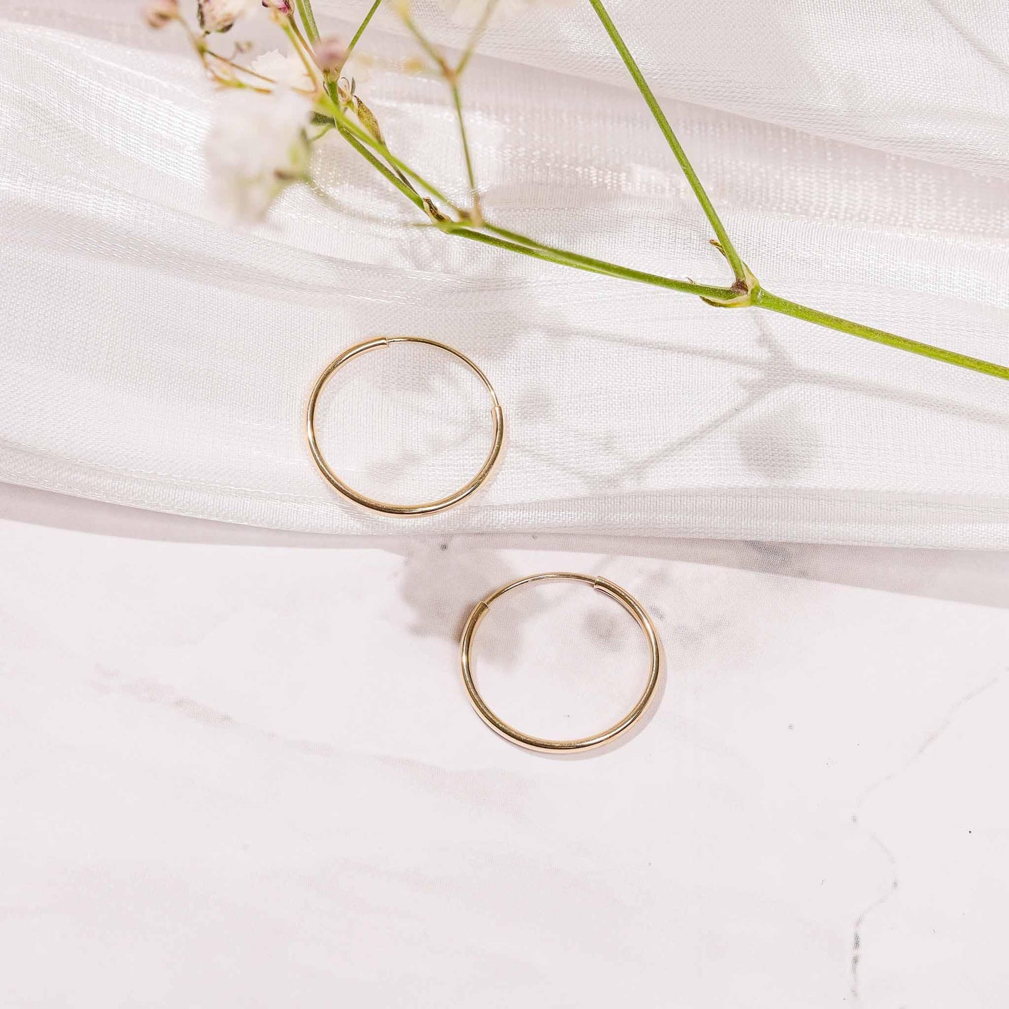 Yellow Gold 15mm Sleepers