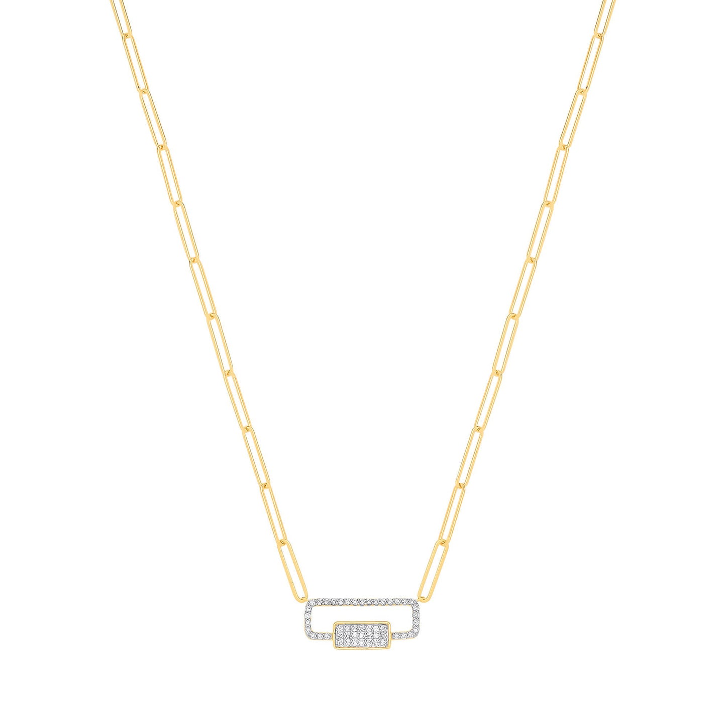 9ct Yellow Gold 0.22ctw Chain 17"