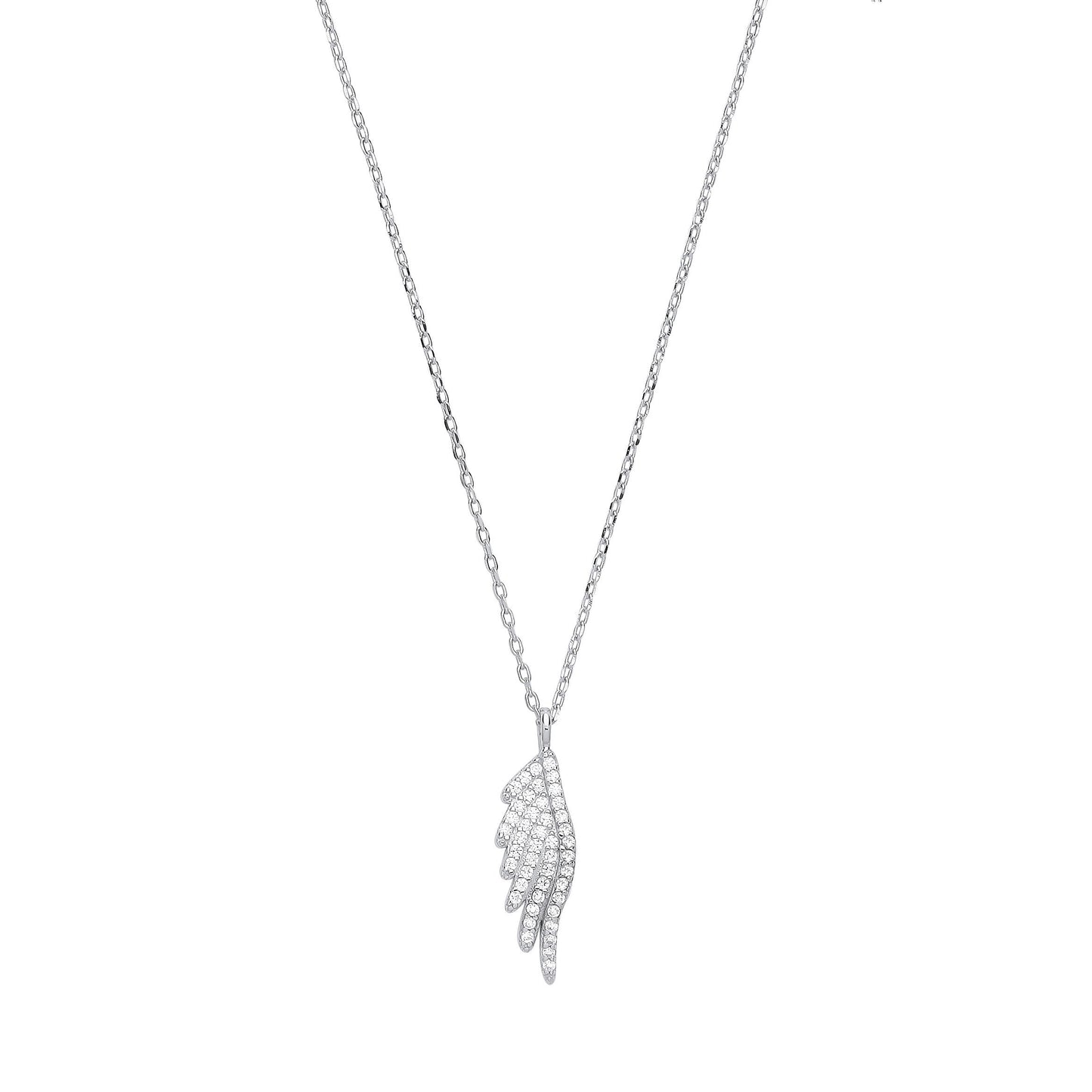 Silver Angel Wing 16" Necklace/Ladies Bracelet