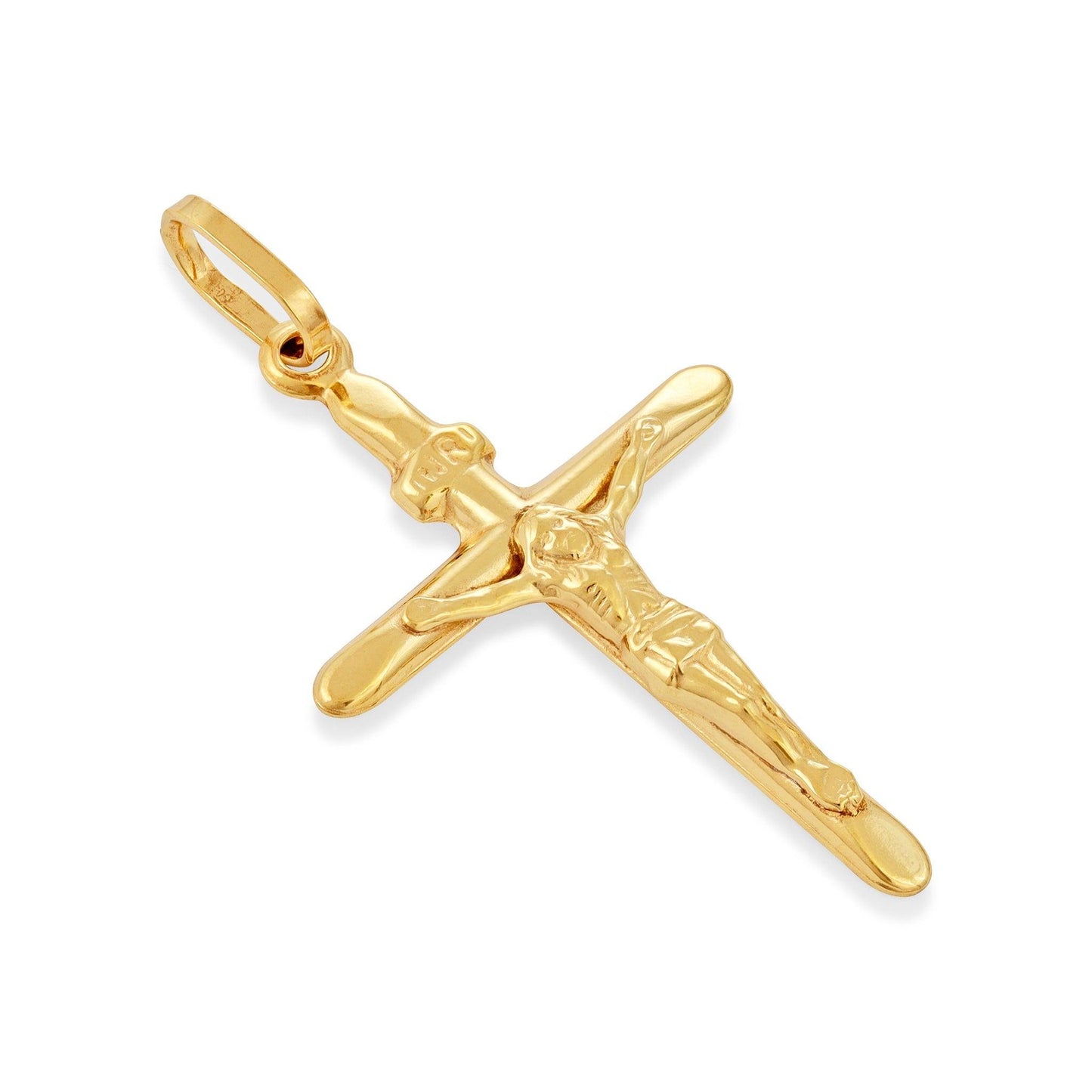 Yellow Gold Crucifix - 20.5mm