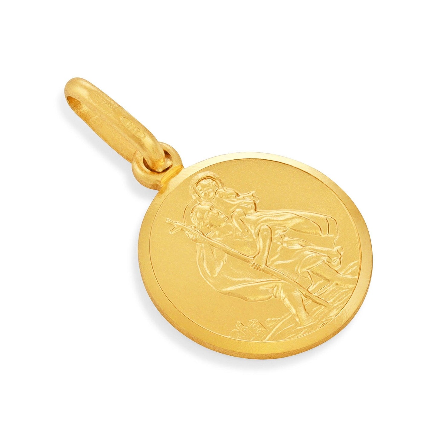Yellow Gold St. Christopher Pendant - 1.3g