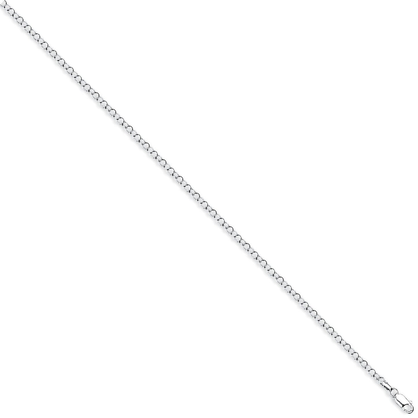 Silver 3mm Round Belcher Chain