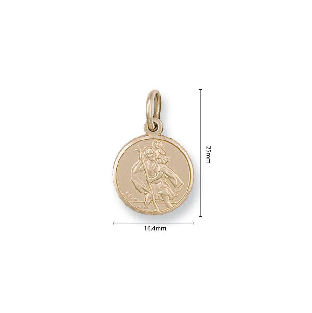 Yellow Gold St. Christopher Pendant - 2.5g