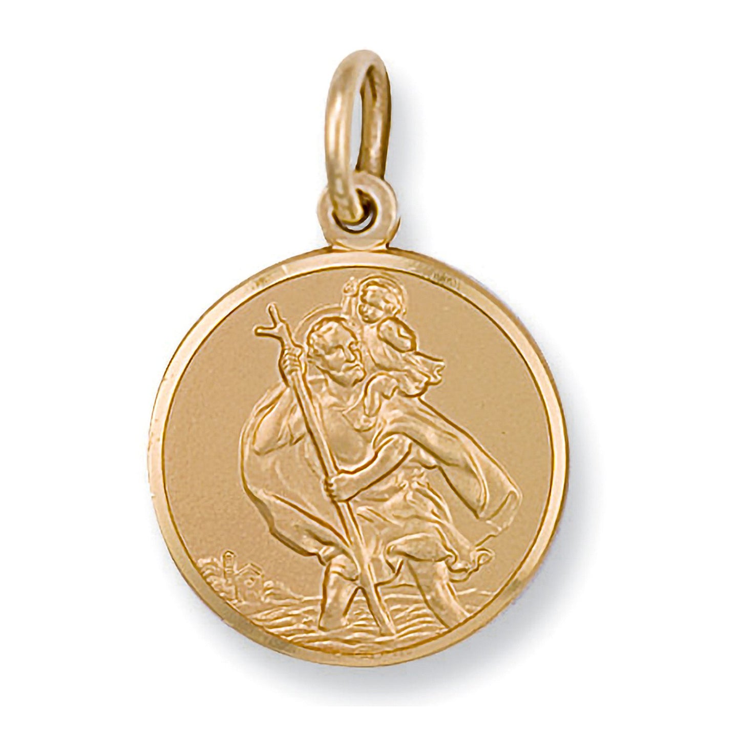 Yellow Gold St. Christopher Pendant - 5.4g