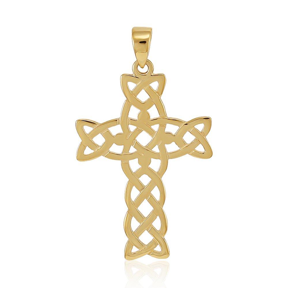 Yellow Gold Celtic Cross