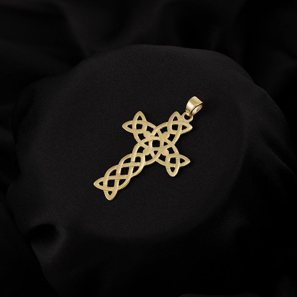 Yellow Gold Celtic Cross