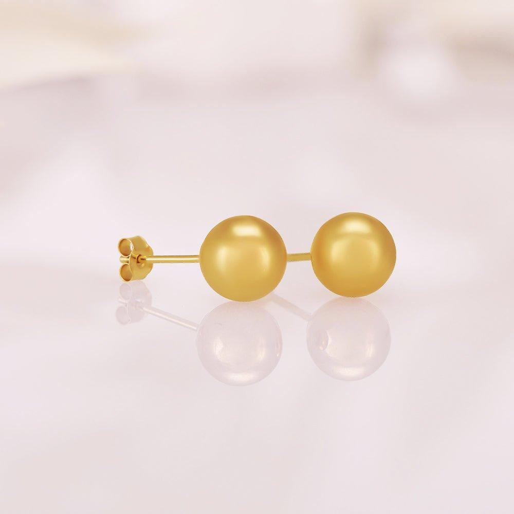 9ct Yellow Gold 7mm Ball Studs