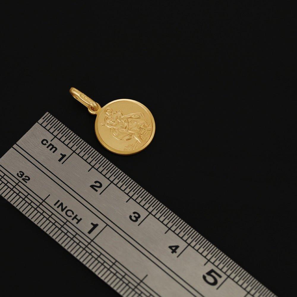 Yellow Gold St. Christopher Pendant - 1.3g