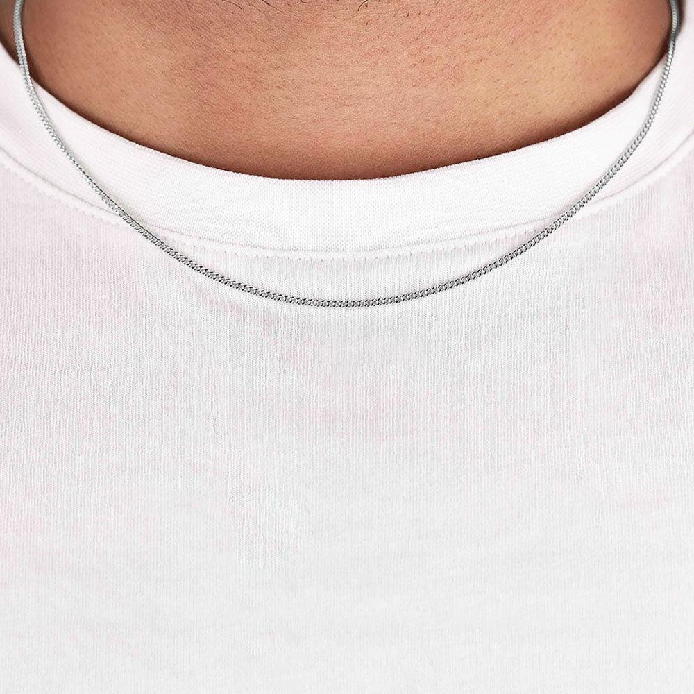 18ct White Gold 1.8mm Curb Chain