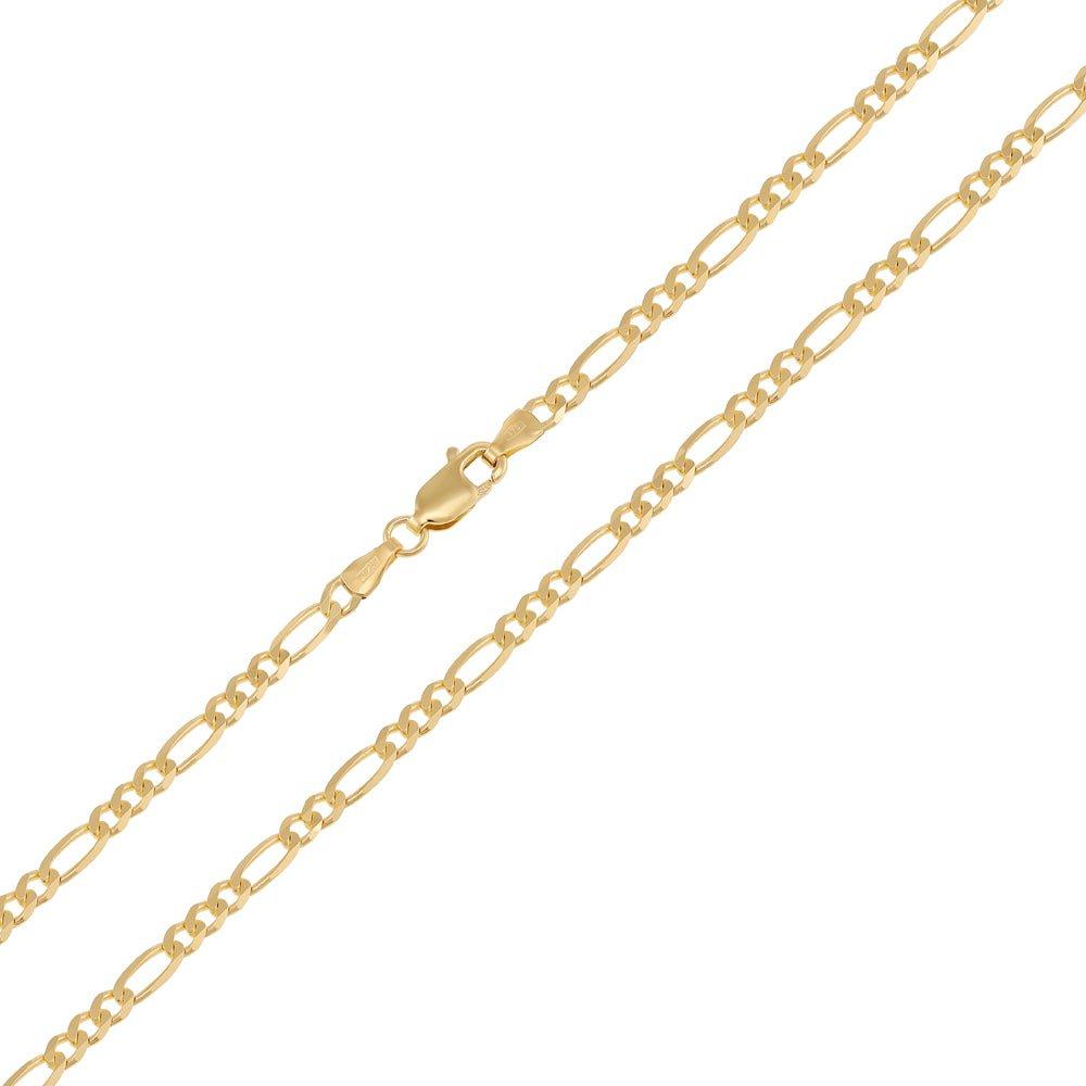 Yellow Gold 3.6mm Figaro Chain