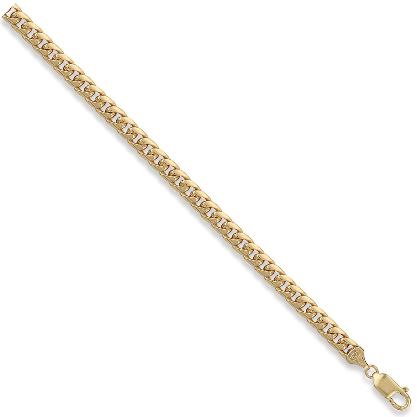 Yellow Gold Miami Link 5.4mm Chain