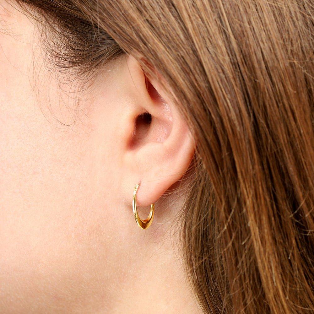 Yellow Gold Fancy Creoles (HNN-28BE3C)