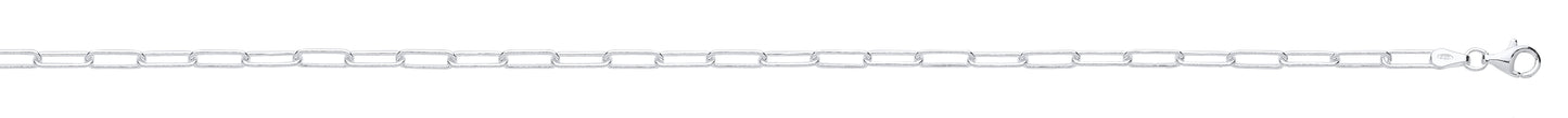 Silver Paper Clip Link Chain