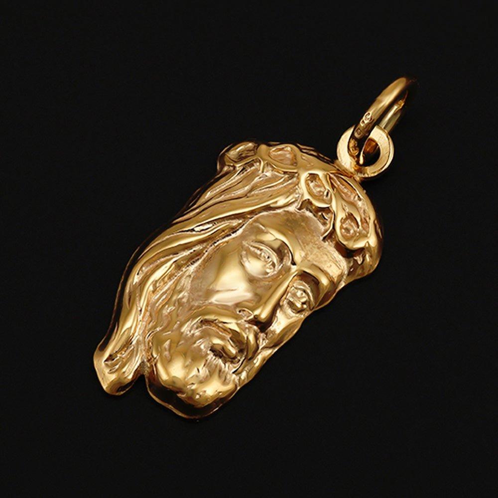 Yellow Gold Small Jesus Pendant