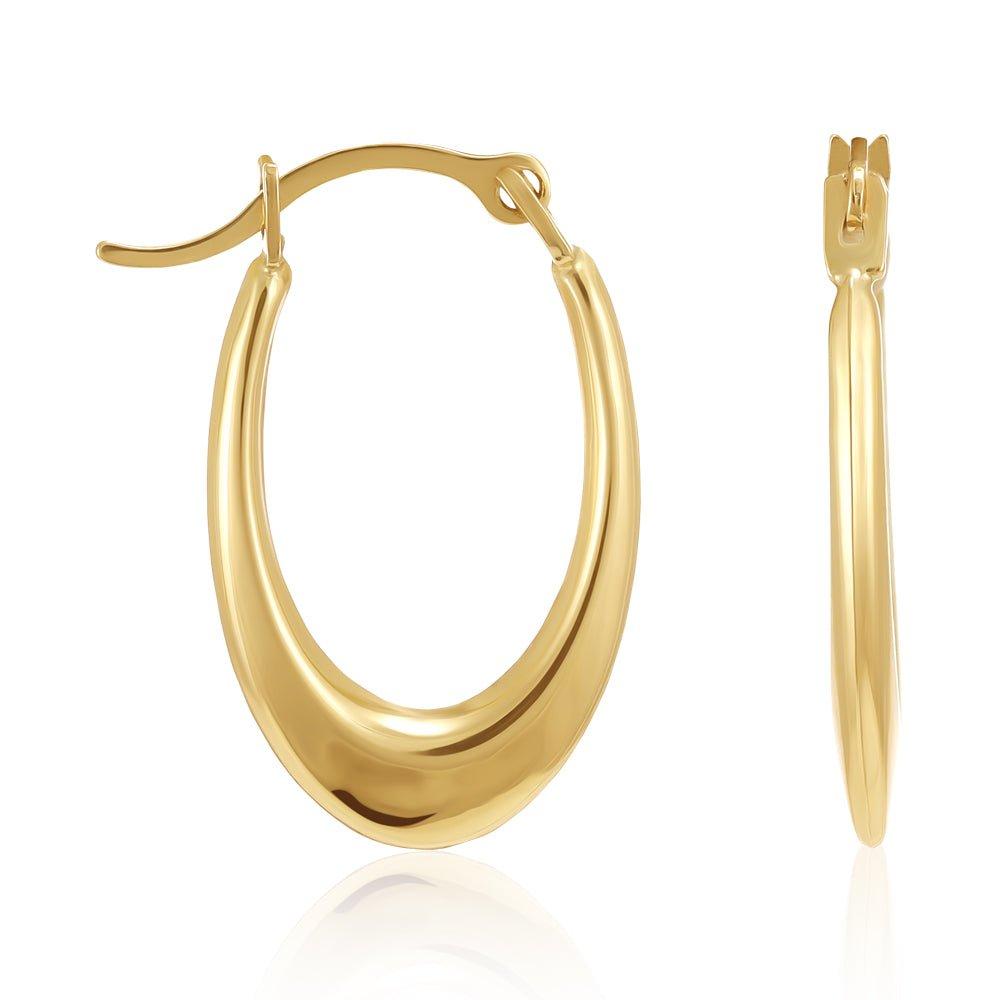 Yellow Gold Fancy Creoles (HNN-28BE3C)