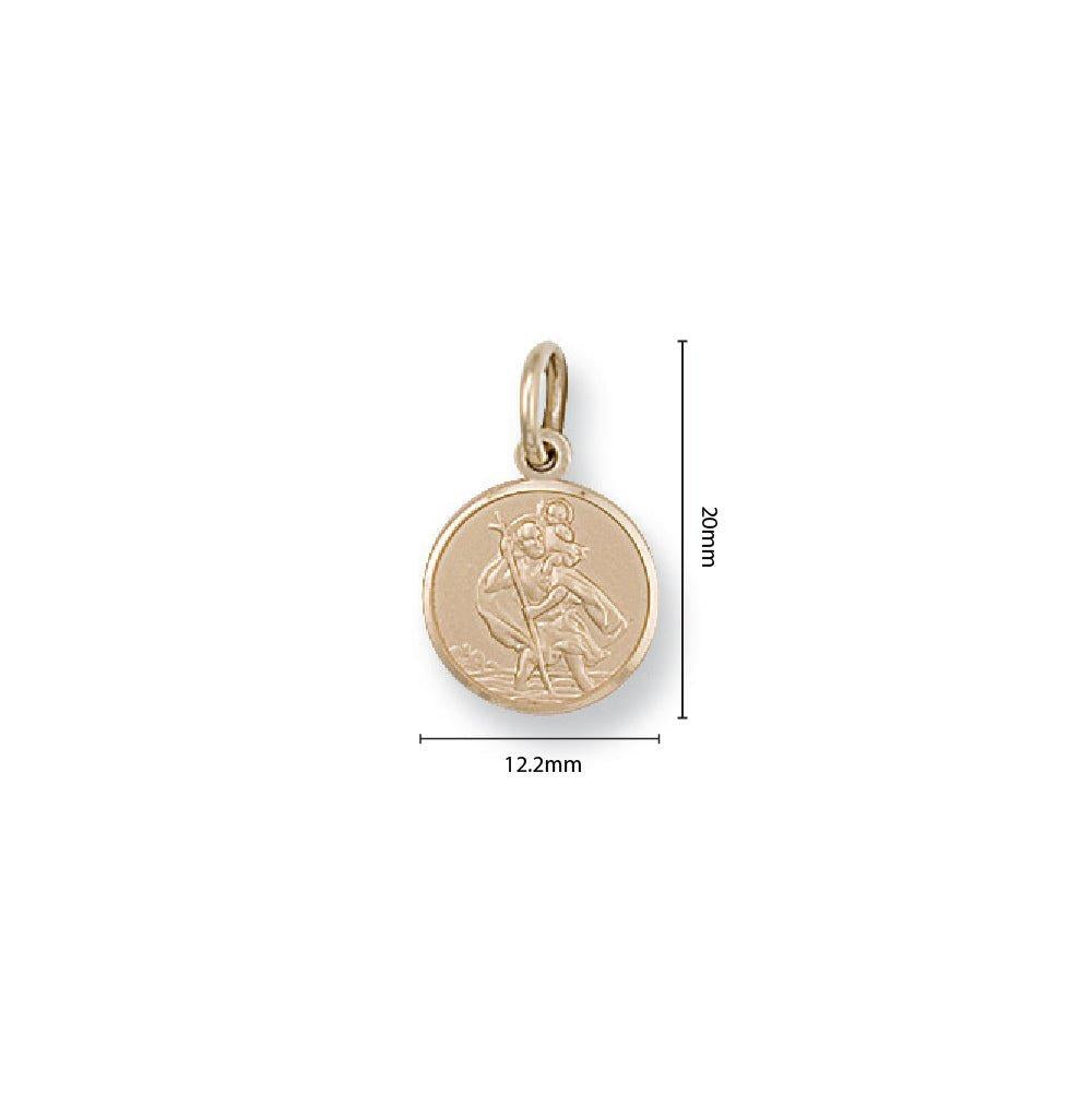 Yellow Gold St. Christopher Pendant - 1.3g