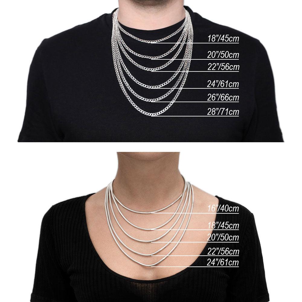 Silver 6.5mm Rope Chain