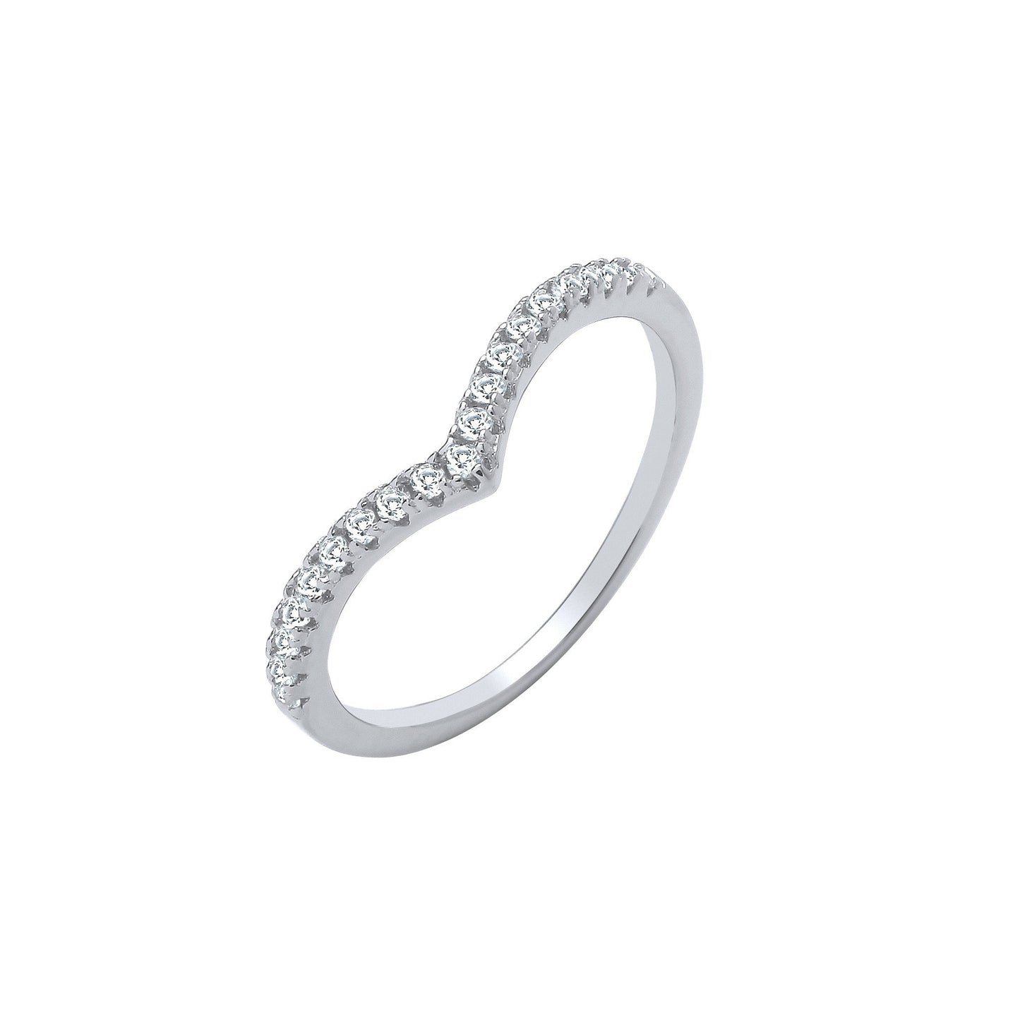 Silver Wishbone Ring