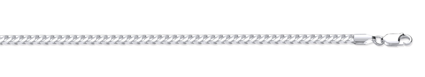 Silver 3mm Solid Franco Chain