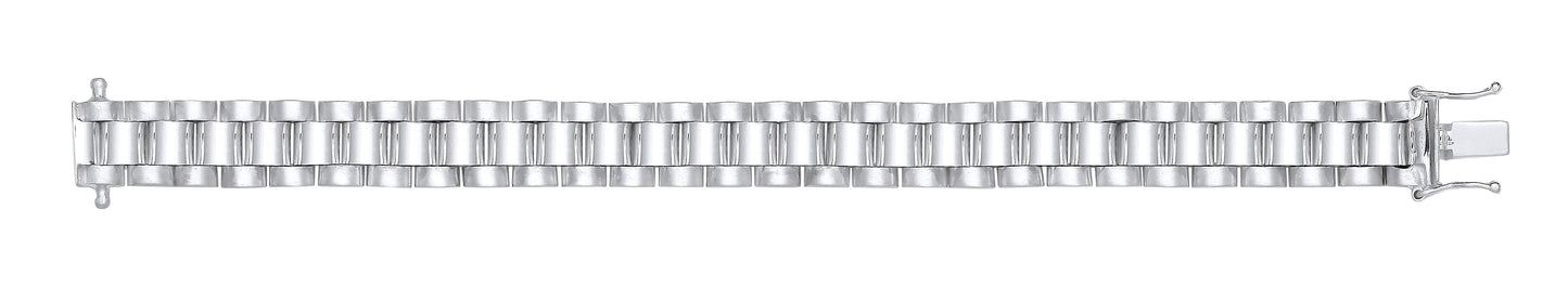Silver 10mm Fancy Link Kids Bracelet