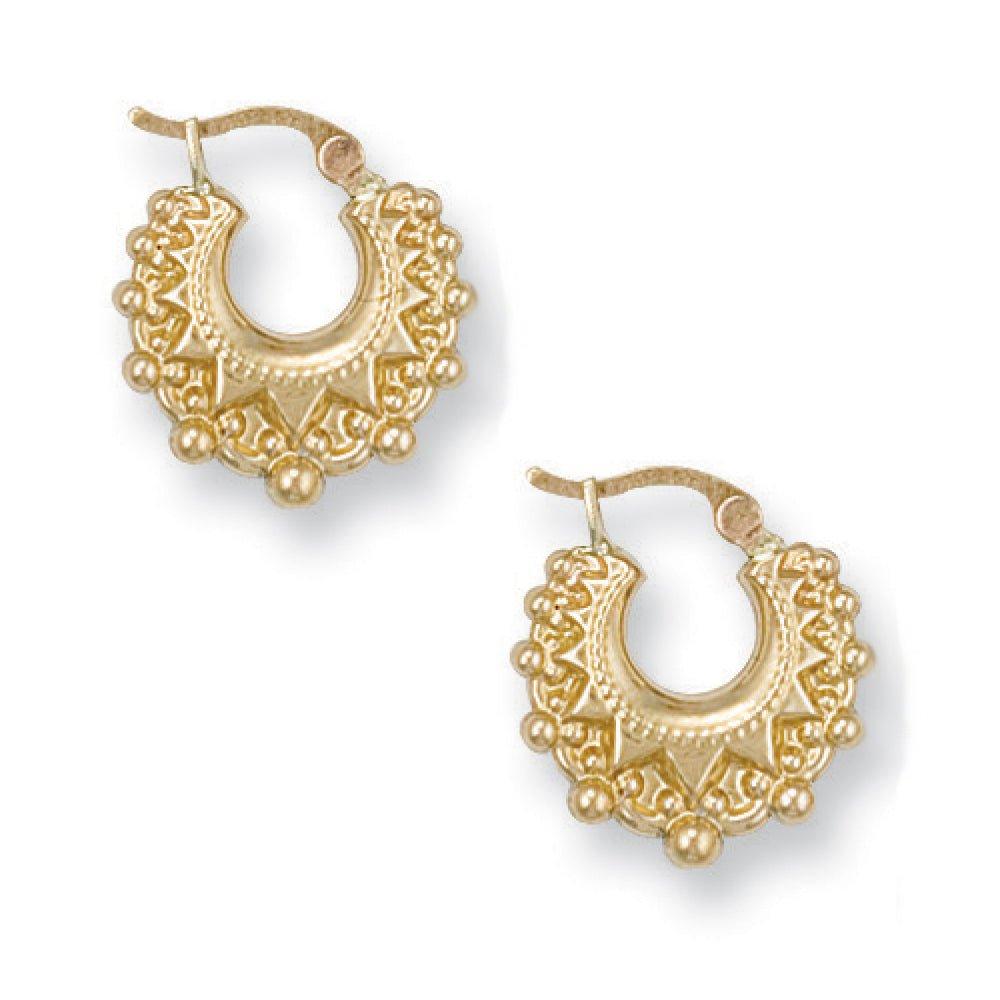 Yellow Gold Fancy Creoles - 1.0g