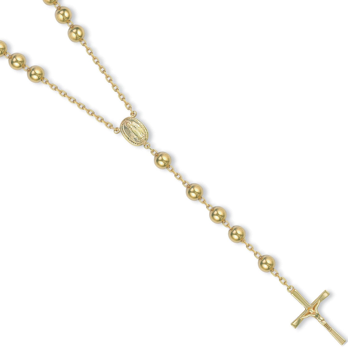 Yellow Gold Rosary Beads - 55.0g