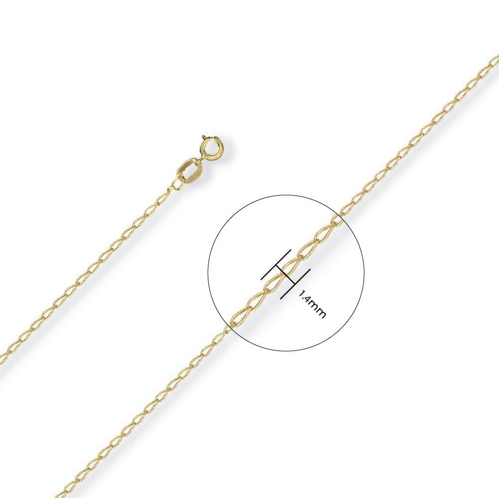 Yellow Gold 1.4mm Rada Chain
