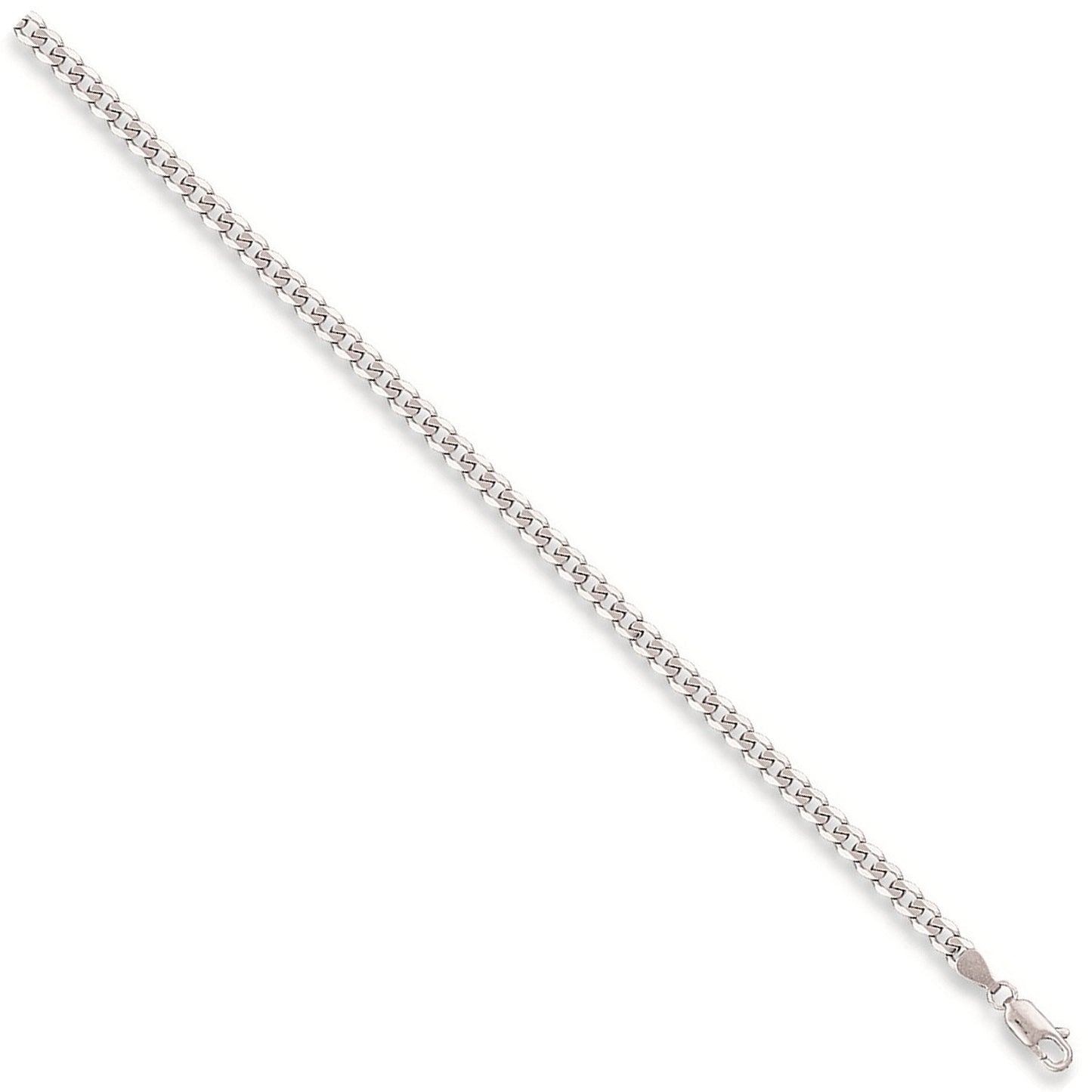 White Gold 4.7mm Curb Chain