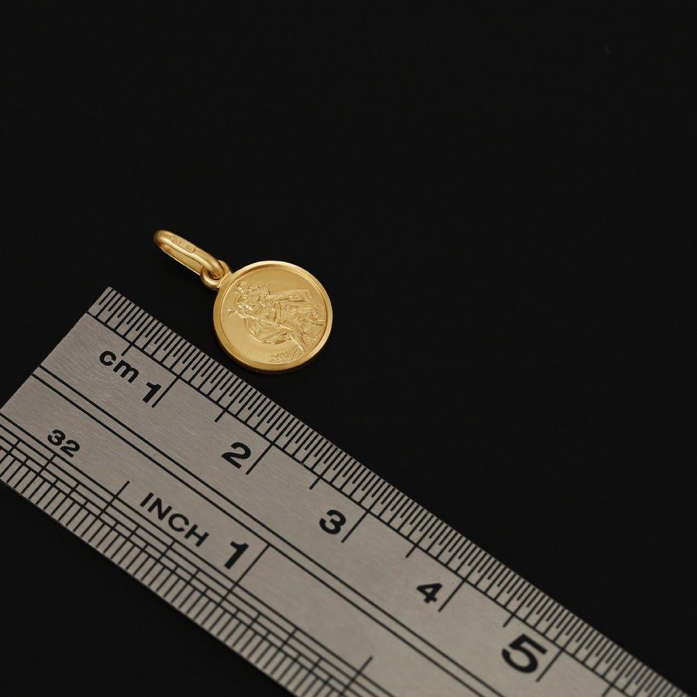 Yellow Gold St. Christopher Pendant - 0.9g