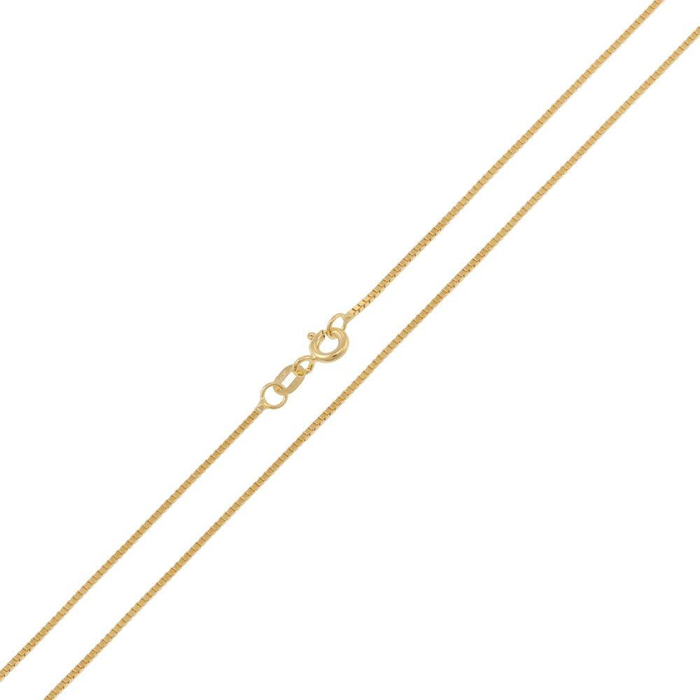 Yellow Gold 0.9mm Box Chain