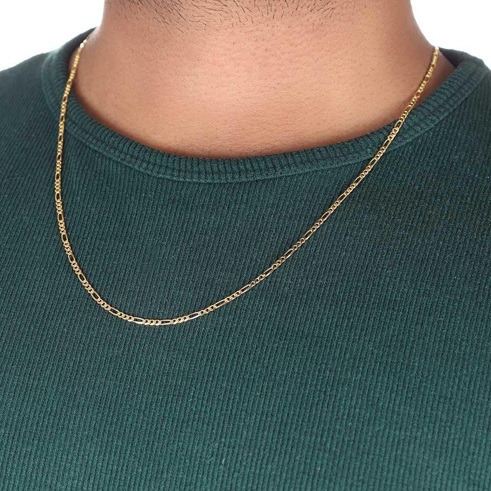 Yellow Gold 2.2mm Figaro Chain