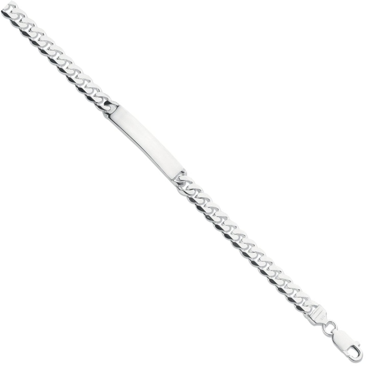 Silver ID Gents 8" Bracelet - 20.0g