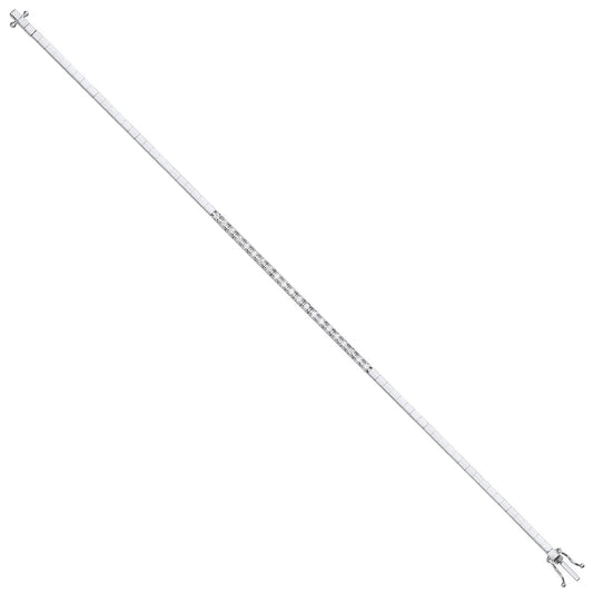 9ct White Gold Half Eternity 0.33ct Tennis Bracelet