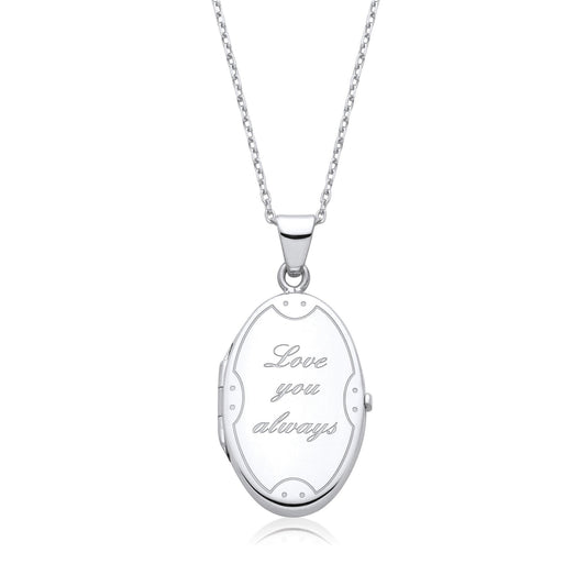 Love You Always Oval Locket
