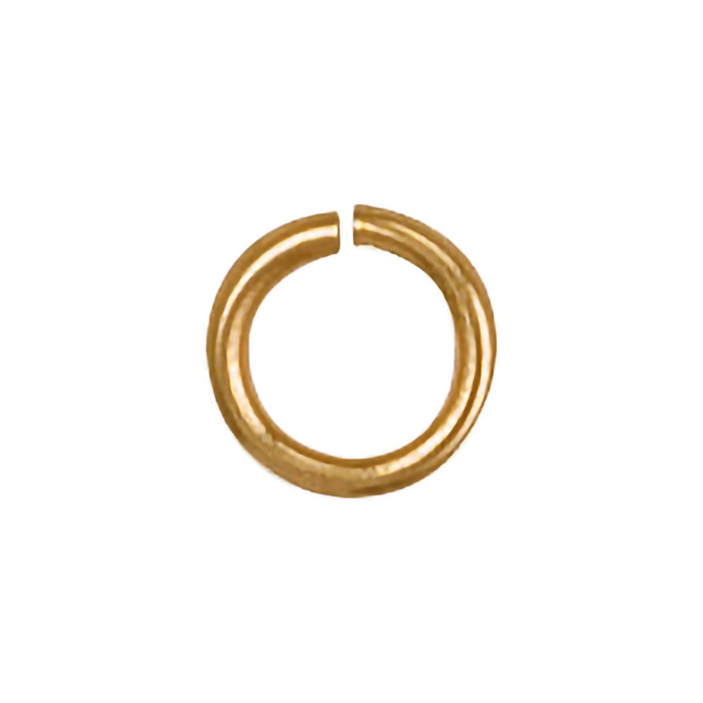 Yellow Gold 6mm Jump Ring (Pack of 6)