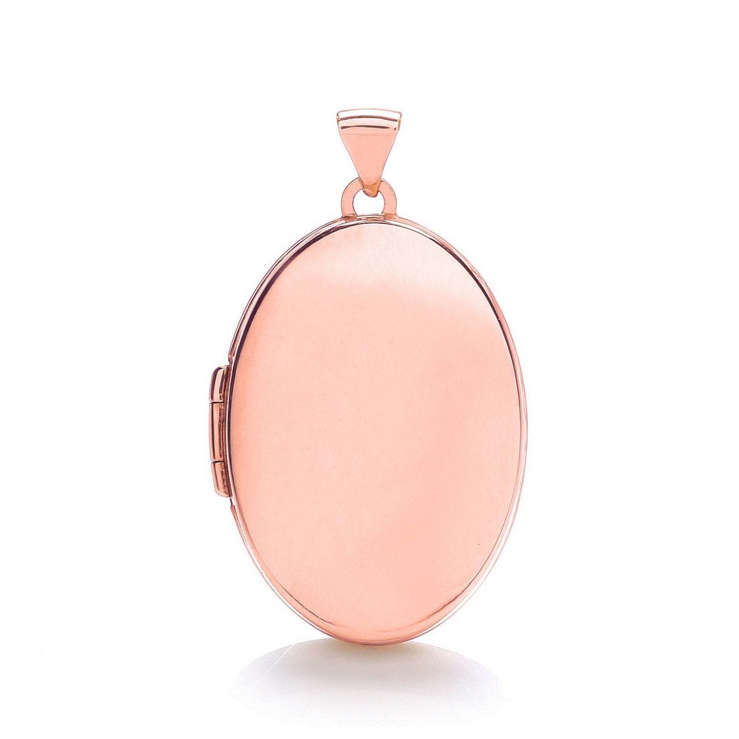 Rose Gold Oval Plain Locket
