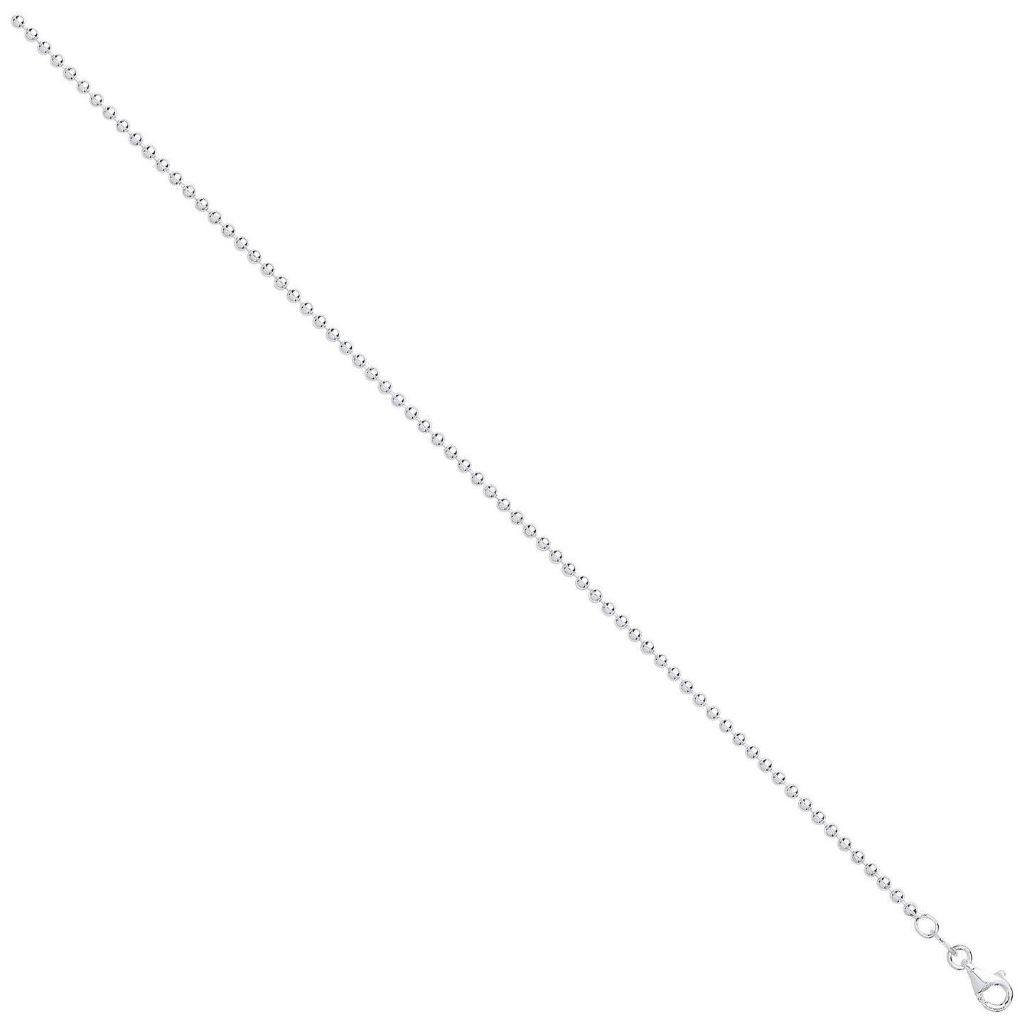 Silver 2mm Ball Bead Chain
