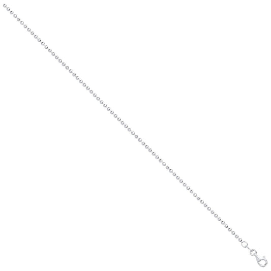 Silver 2mm Ball Bead Chain