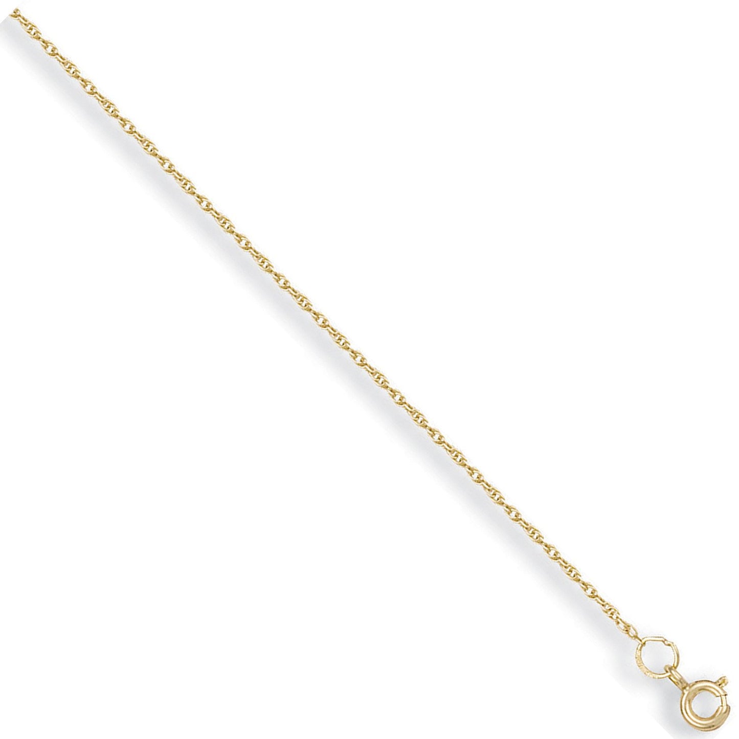 Yellow Gold 1.3mm Prince of Wales Chain