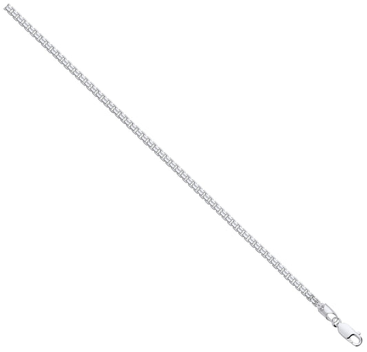 Silver 3mm Cage Chain